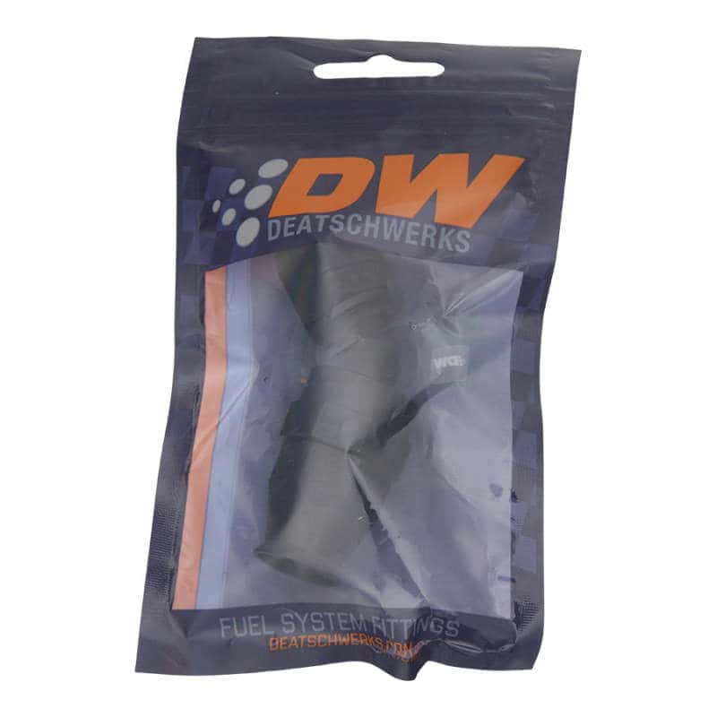 DeatschWerks — DeatschWerks 8AN Female Swivel 45-Degree Hose End PTFE (Incl 1 Olive Insert) - Anodized Matte Black
Lines & Fittings - view 1