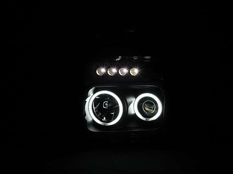 ANZO — ANZO 2008-2010 Ford F-250 Projector Headlights w/ Halo Black (CCFL)
Head Light Set
HdLtSet - view 15
