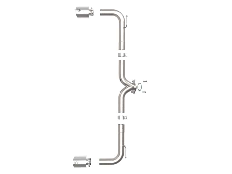 aFe — aFe Takeda 2-1/2in 304 SS Axle-Back Exhaust w/ Polished Tips 14-18 Mazda 3 L4 2.0L/2.5L
Axle-Back Exhaust - view 4