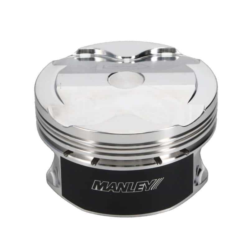 Manley Performance — Manley 2018+ Ford Coyote 5.0L 6.75cc Dish 3.700in Bore 12:1 CR 22mm Pin Platinum Ext Duty Pistons
Piston Set - view 3