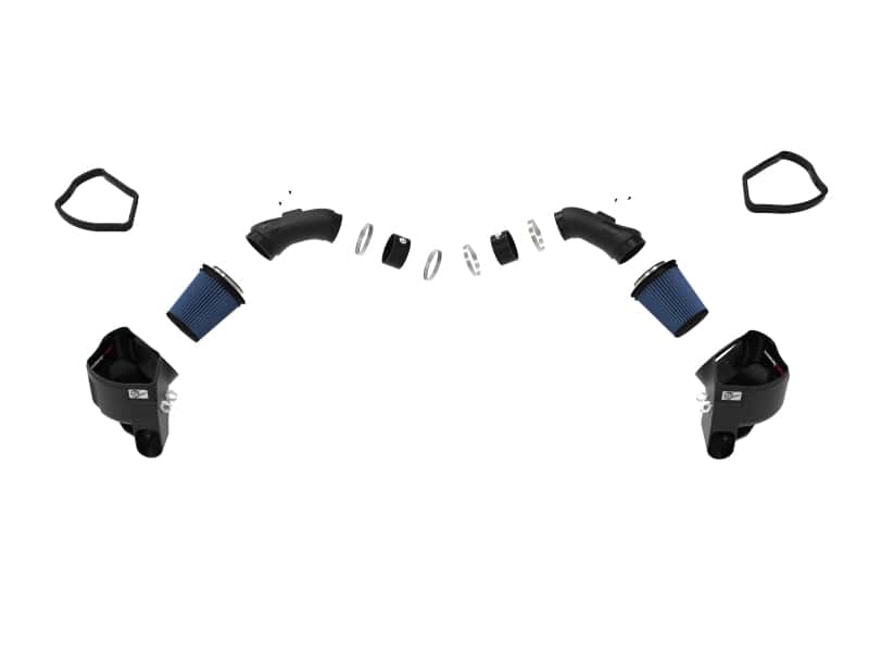 aFe — aFe POWER Magnum FORCE Stage-2 Pro 5R Cold Air Intake System 12-19 BMW M5 (F10) / M6 (F12/13)
Magnum FORCE Intake - view 2