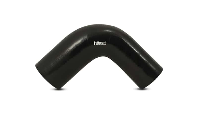 Vibrant — Vibrant 2.5in ID x 3.5in ID x 4in Long Gloss Black Silicone 90 Degree Transition Elbow
2.5"x3.5"90DegSilTrn
Hose Coupler - view 2