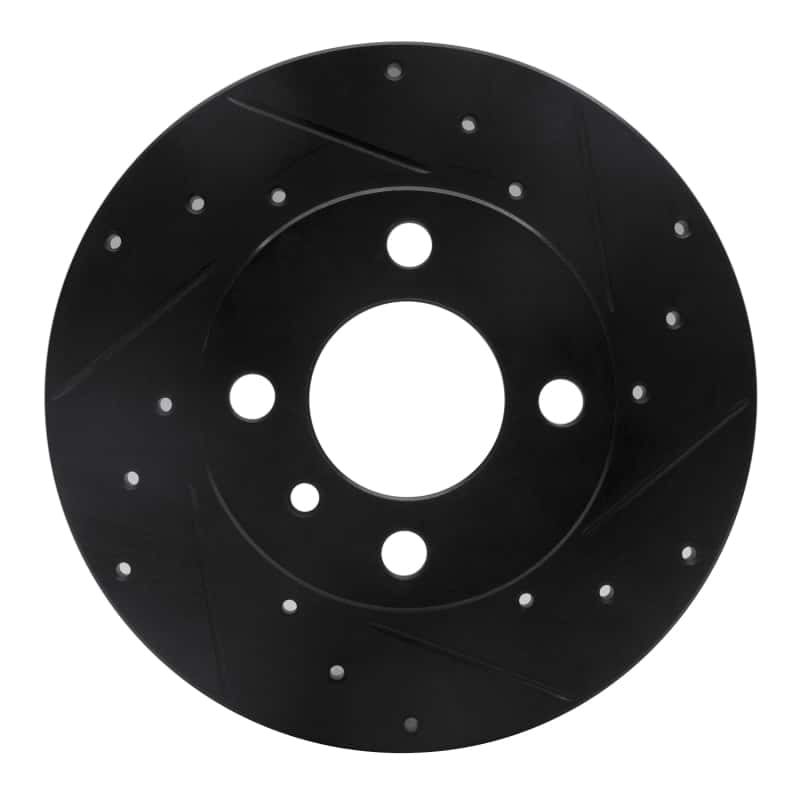 R1 Concepts — R1 77-83 BMW 320I (USA/Canada) Front Right Drilled & Slotted Black Brake Rotor
R1 Brake Rotor Drill - view 1