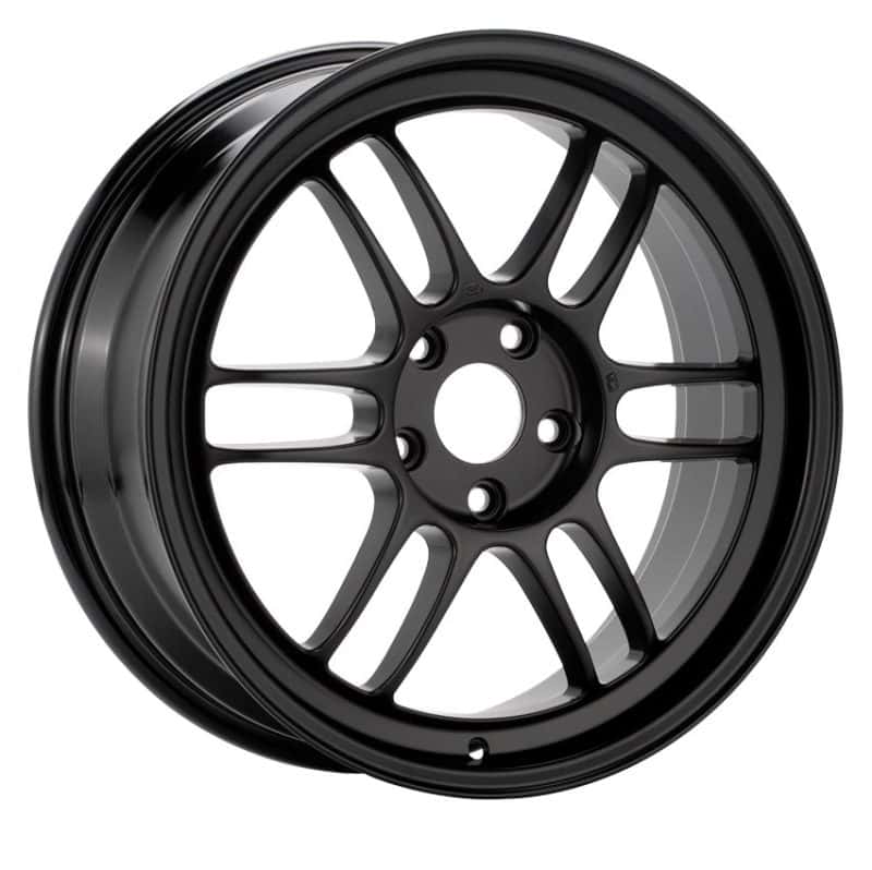 Enkei — Enkei RPF1 17x8 5x114.3 35mm Offset 76mm Bore Matte Black Wheel Evo 8/9 - view 1