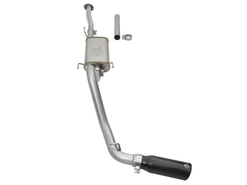 aFe — aFe MACHForce XP Cat Back SS Exhausts Black Tips 05-12 Toyota Tacoma L4-2.7L
Cat-Back Exhaust - view 2