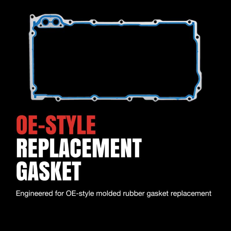 Fel-Pro — Fel-Pro Chrysler Concorde OS 34212 R Engine Oil Pan Gasket Set PermaDry Molded Rubber - view 4