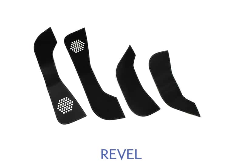 Revel — Revel GT Design Kick Panel Cover (White Stitch) 16-19 Tesla Model 3 - 4 Pieces - view 1