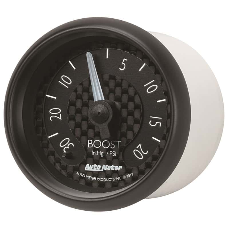 AutoMeter — Autometer GT Series 52mm Mechanical 30 In Hg/20 psi Vacuum/Boost Gauge
2-1/16" BOOST-VAC, 3 - view 7