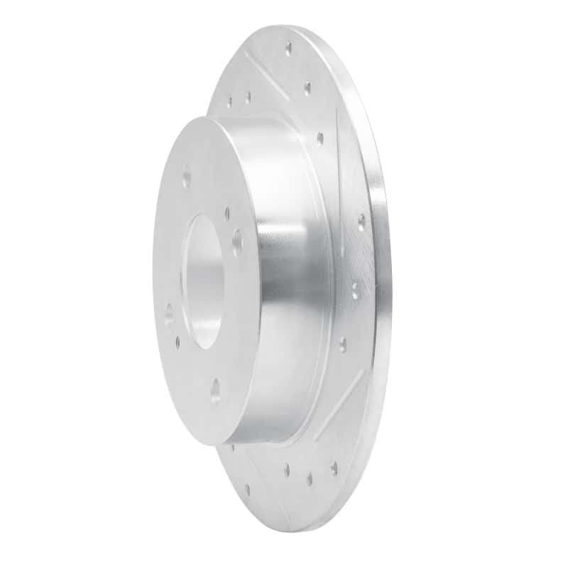 R1 Concepts — R1 90-06 Infiniti G20 Rear Right Drilled & Slotted Silver Brake Rotor
R1 Brake Rotor Drill - view 2