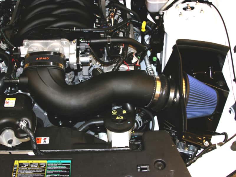 Airaid — Airaid 05-09 Ford Mustang GT 5.0L Race Only (No MVT) MXP Intake System w/ Tube (Dry / Blue Media)
Performance Air Inta
Air Intake System - view 1