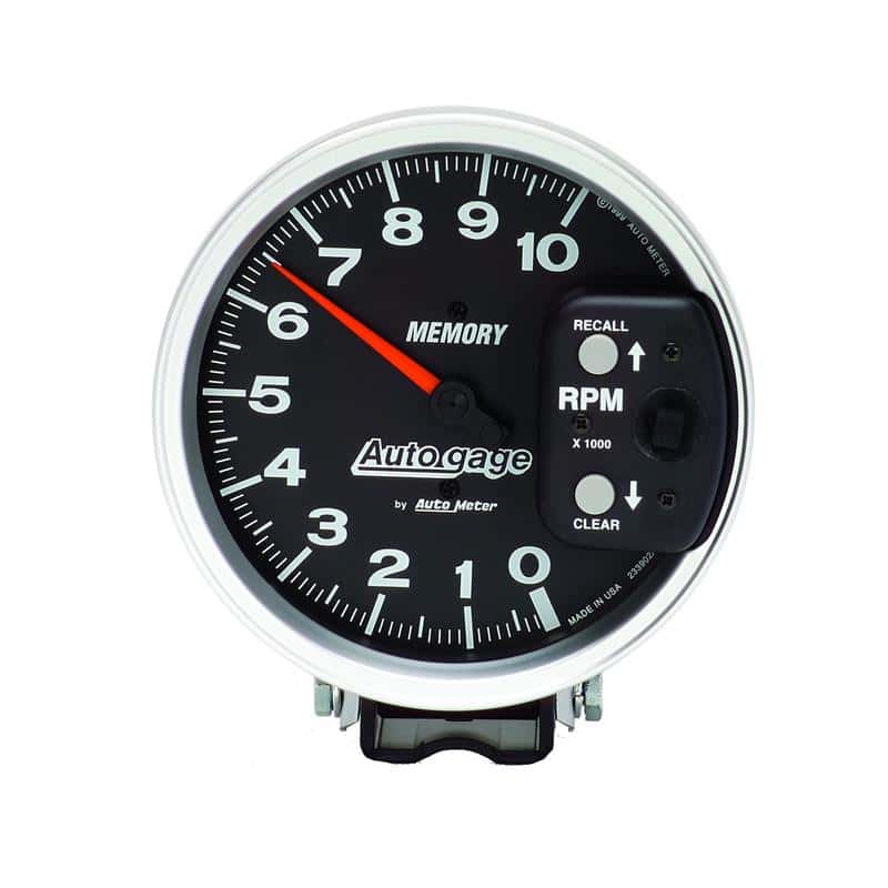 AutoMeter — Autometer 5 inch 10,000 RPM w/ Peak Memory Pedestal Tachometer Auto Gauge - Black
GA 5" 10KRPM MEM AG - view 2