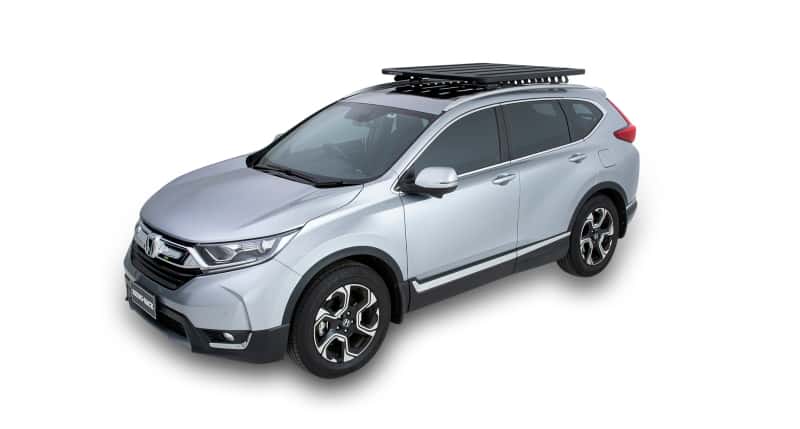 Rhino-Rack — Rhino-Rack 17-22 Honda CR-V 5th Gen 5DR (w/ Flush Rails) Backbone Mounting System - Black - view 2