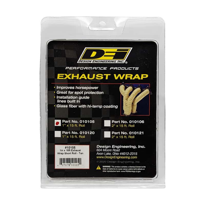 DEI — DEI Exhaust Wrap 1in x 15ft - Tan
Exhaust Wrap Kit - view 6