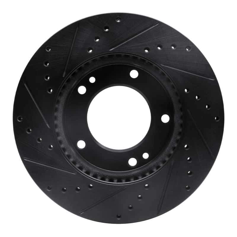R1 Concepts — R1 2007-2009 Kia Sorento Front Right Drilled & Slotted Black Brake Rotor
R1 Brake Rotor Drill - view 5