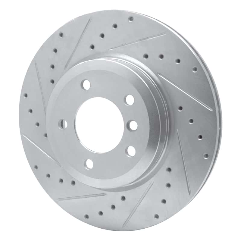 R1 Concepts — R1 01-08 BMW 330I Front Left Drilled & Slotted Silver Brake Rotor
R1 Brake Rotor Drill - view 2