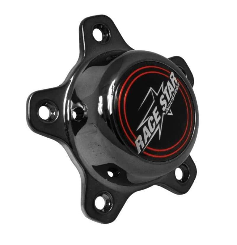 Race Star — Race Star 5 Lug Cap Tall Plastic Dark Star (incl. Medallion & Screws) - view 1