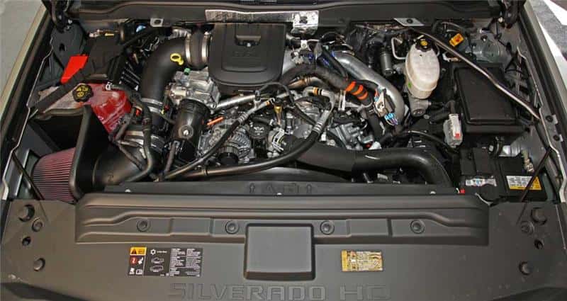 K&N Engineering — K&N 15 GMC Sierra 2500/3500HD 6.6L V8 AirCharger Performance Intake
Performance Air Inta
Air Intake System - view 2