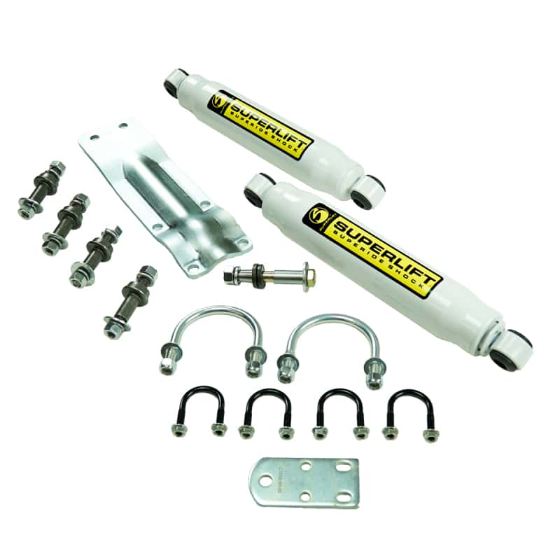 Superlift — Superlift 73-91 GM 1/2 and 3/4 Ton 4WD Vehicles Solid Axle Dual Steering Stabilizer Kit
Steering Stabilizer - view 1