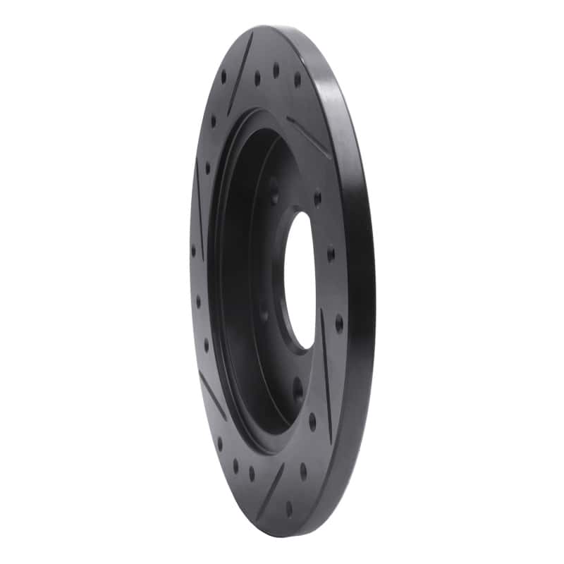 R1 Concepts — R1 88-94 Buick Regal Rear Right Drilled & Slotted Black Brake Rotor
R1 Brake Rotor Drill - view 4