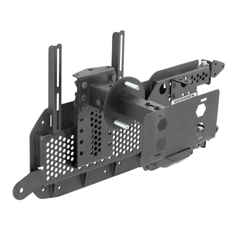 Go Rhino — Go Rhino 08-22 Jeep Wrangler JL/JLU Body Mount Spare Tire Carrier - Tex. Blk
Rockline TireCarrier - view 6