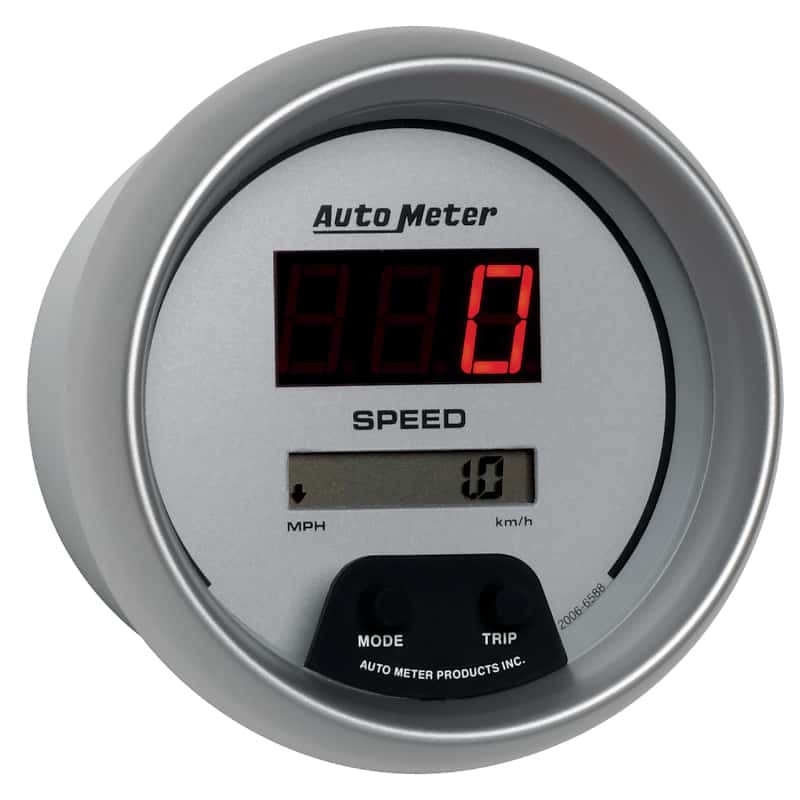 AutoMeter — Autometer Ultra-Lite 3 3/8in 160 MPH Digital Speedo Gauge
3-3/8" SPEEDO, 120 M - view 4