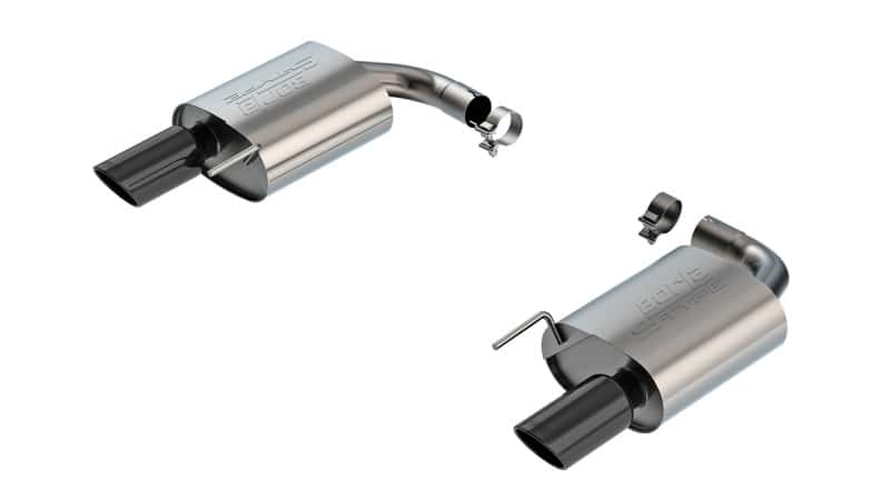 Borla — Borla 2024-2025 Ford Mustang Eco Boost 2.3L S-Type Axle Back Exhaust w/ Black Chrome Tips
Axle-Back System - view 1