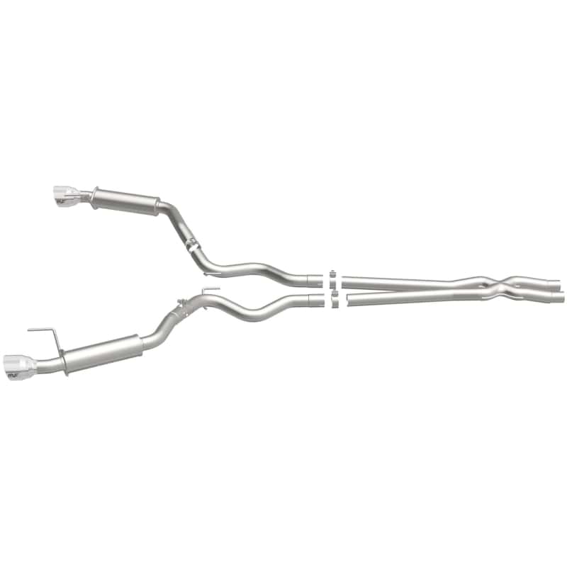 Magnaflow — MagnaFlow Cat Back, SS, 2.5in, Competition, Dual Split Polished 4.5in Tips 2015 Ford Mustang V6 3.7L
Cat-Back - view 29