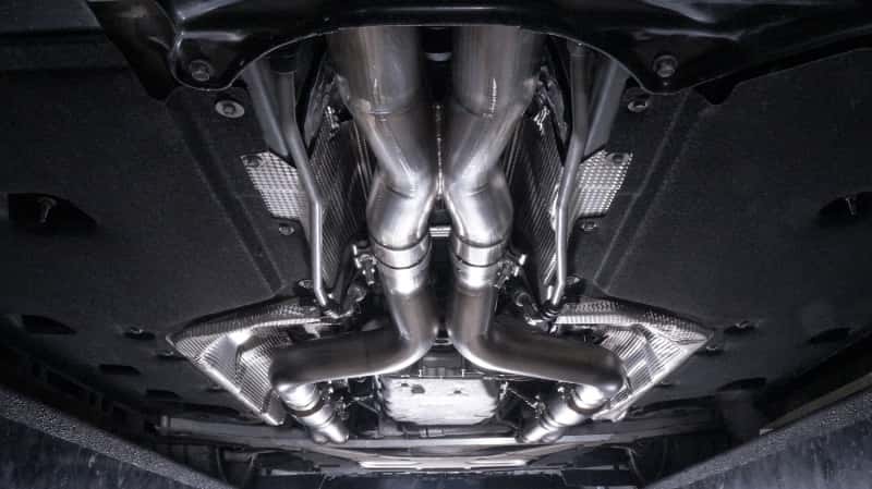 Stainless Works — Stainless Works 2016-18 Cadillac CTS-V Sedan Headers 2in Primaries 3in Catted Leads Into X-Pipe
Exhaust System - view 14