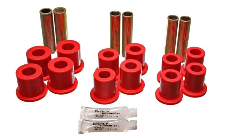 Energy Suspension — Energy Suspension Ford 4 Wd Front Spring Bushing Set - Red
Leaf Spring Bushing - view 1