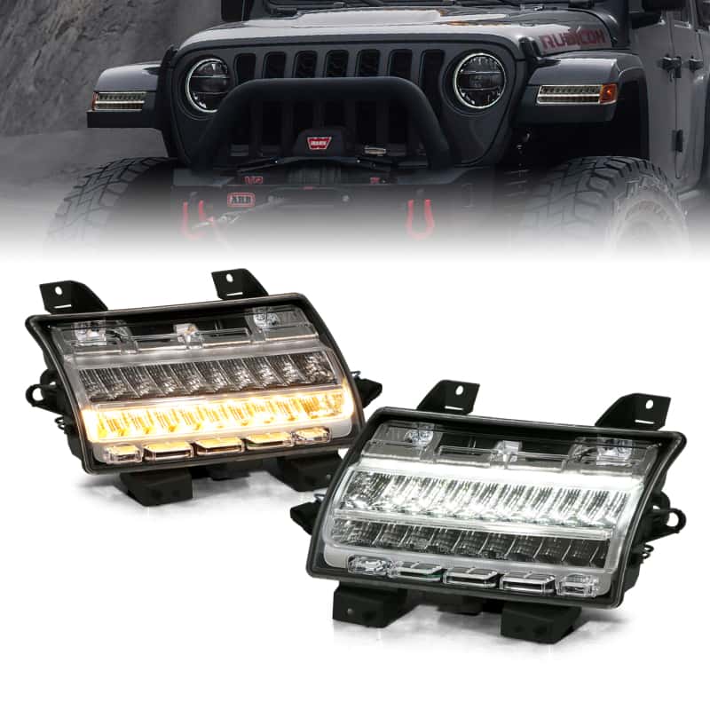 ANZO — ANZO 18-19 Jeep Wrangler JL Halogen Chrome Clear w/ Sequential Signal
SideMrkrLghtAssy
Side Markers - view 8
