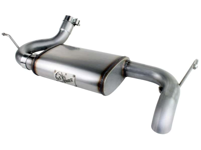 aFe — aFe MACHForce XP 07-17 Jeep Wrangler V6-3.6/3.8L 409 SS 2.5in Axle-Back Exhaust
Axle-Back Exhaust
ExhstSysKt - view 1