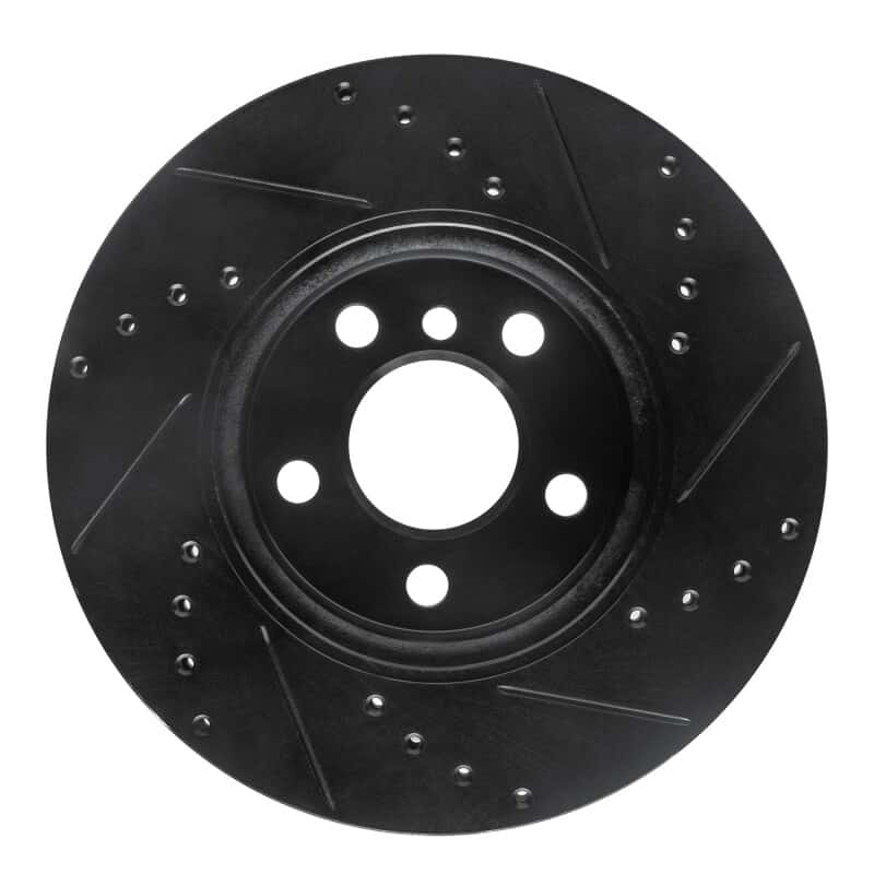 R1 Concepts — R1 14-21 Mini Cooper (Excl Clubman) Front Left Drilled & Slotted Black Brake Rotor
R1 Brake Rotor Drill - view 5