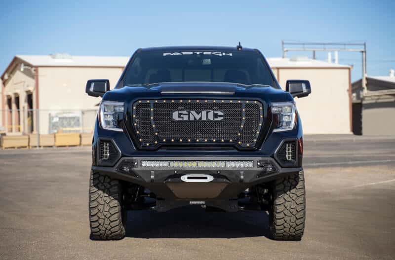 Addictive Desert Designs — Addictive Desert Designs 2019 GMC Sierra 1500 SF Front Bumper w/ Winch Mount & Sensor Cutout
Bumper- Front
Bumpers - view 10