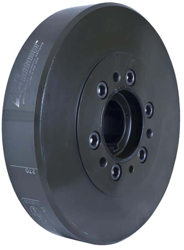Fluidampr — Fluidampr Chevy 396-427 CID V8 w/ (2) 1/4 key slot Steel Internally Balanced Damper
Harmonic Balancer - view 2