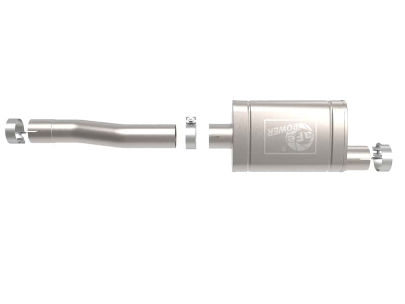 aFe — aFe 20-21 GM Trucks (V8-6.2L) 409 Stainless Steel Muffler Upgrade Pipe
Muffler Upgrade - view 3
