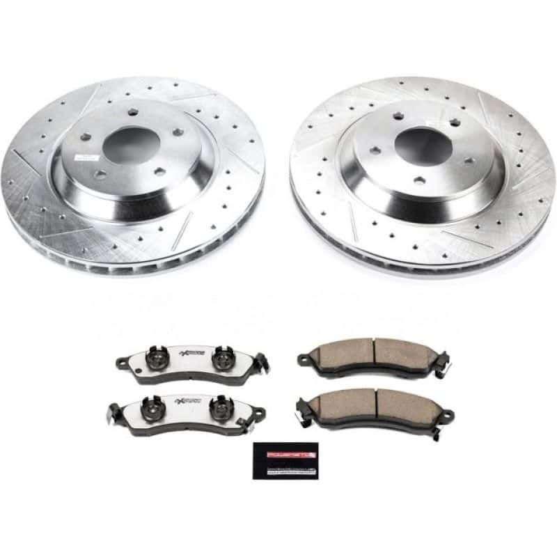 PowerStop — Power Stop 88-96 Chevrolet Corvette Front Z26 Street Warrior Brake Kit - view 1