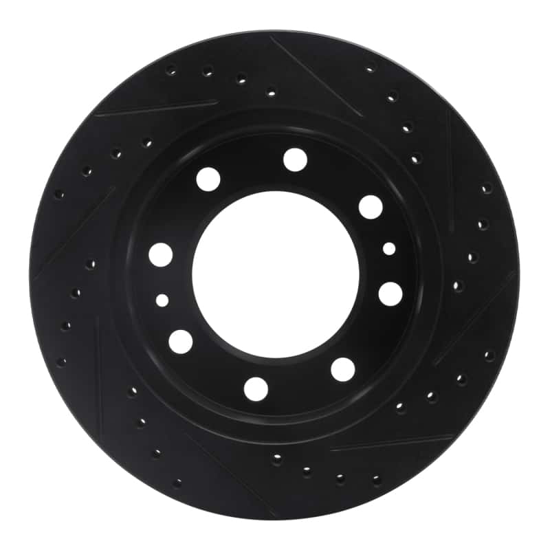 R1 Concepts — R1 01-25 Chevrolet Silverado 3500 Front Left Drilled & Slotted Black Brake Rotor
R1 Brake Rotor Drill - view 5