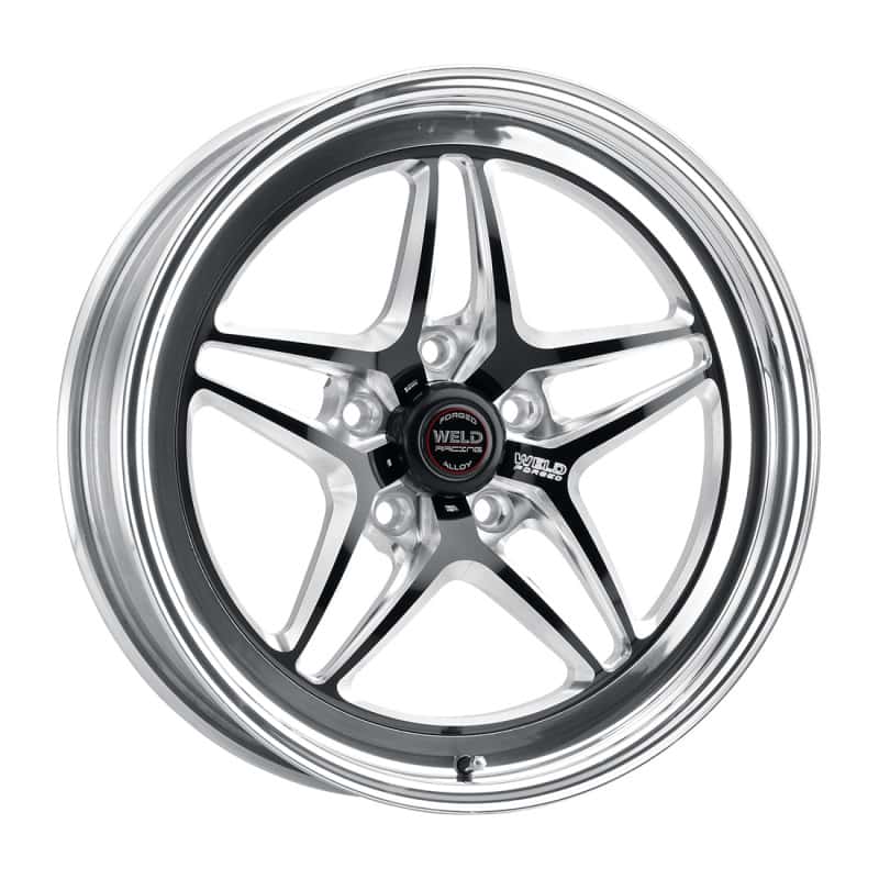 Weld — Weld S81 18x5 / 5x120 BP / 2.1in. BS (-23mm Offset) Black Wheel 3.18 ID (High Pad) - Non-Beadlock - view 1