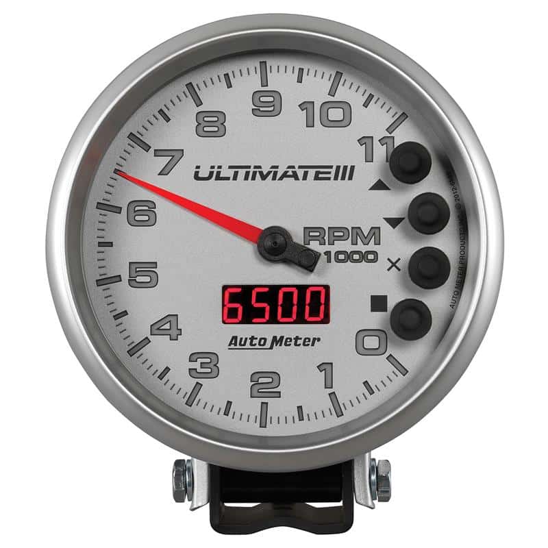 AutoMeter — Autometer 5 inch Ultimate III Playback Tachometer 11000 RPM - Silver
5" ULTIMATE III PLAY - view 2