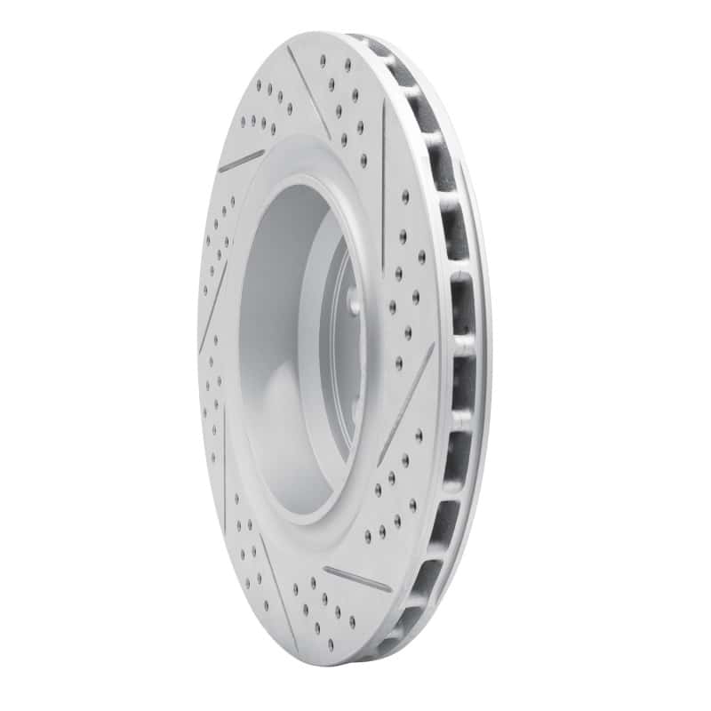 R1 Concepts — R1 05-23 Chrysler 300 Rear Left Drilled & Slotted Geo-Carbon Rotor - view 4