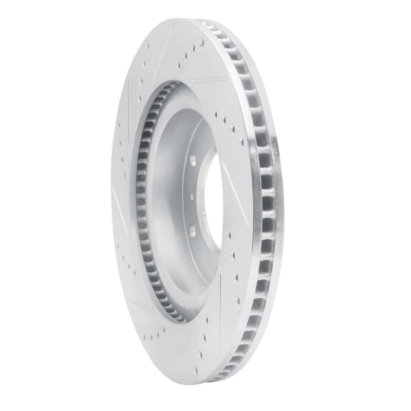 R1 Concepts — R1 08-17 Mitsubishi Montero Limited (Mexico) Front Right Drilled & Slotted Silver Brake Rotor
R1 Brake Rotor Drill - view 4