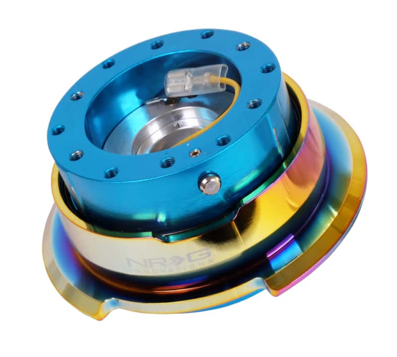 NRG — NRG Quick Release Gen 2.8 - New Blue Body / Neochrome Ring - view 2