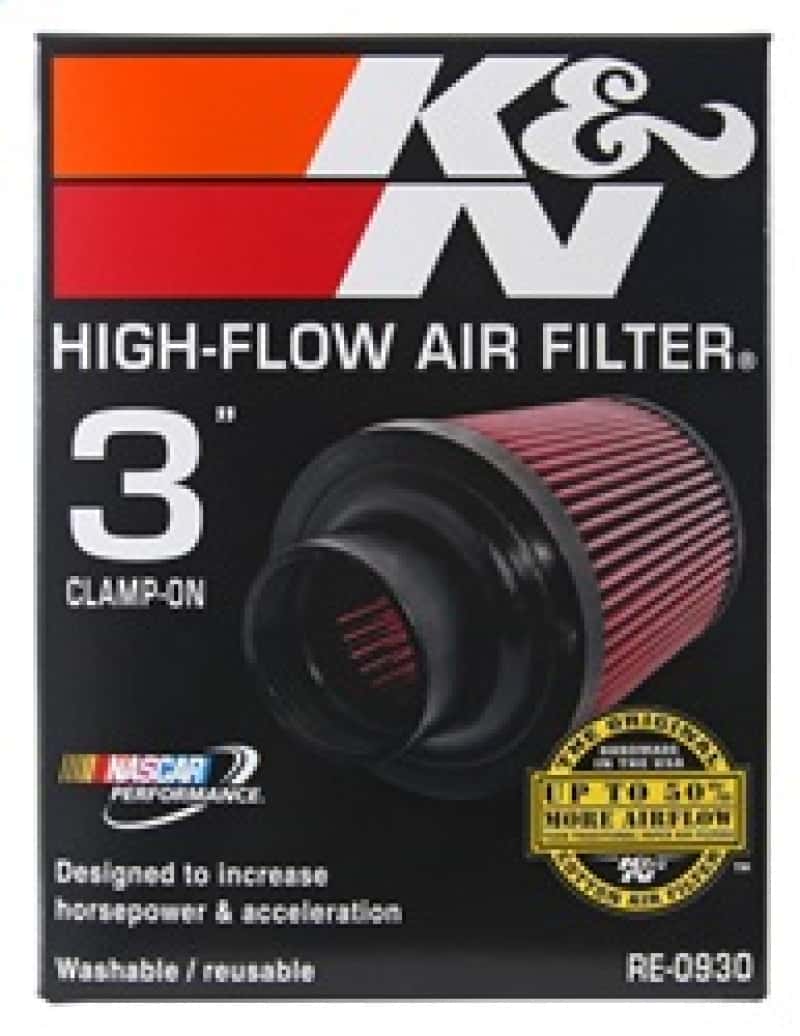 K&N Engineering — K&N Universal Rubber Filter - Round Tapered 6in Base OD x 3in Flange ID x 6in H
Universal Clamp-On A
Clamp-on Air Filter - view 14