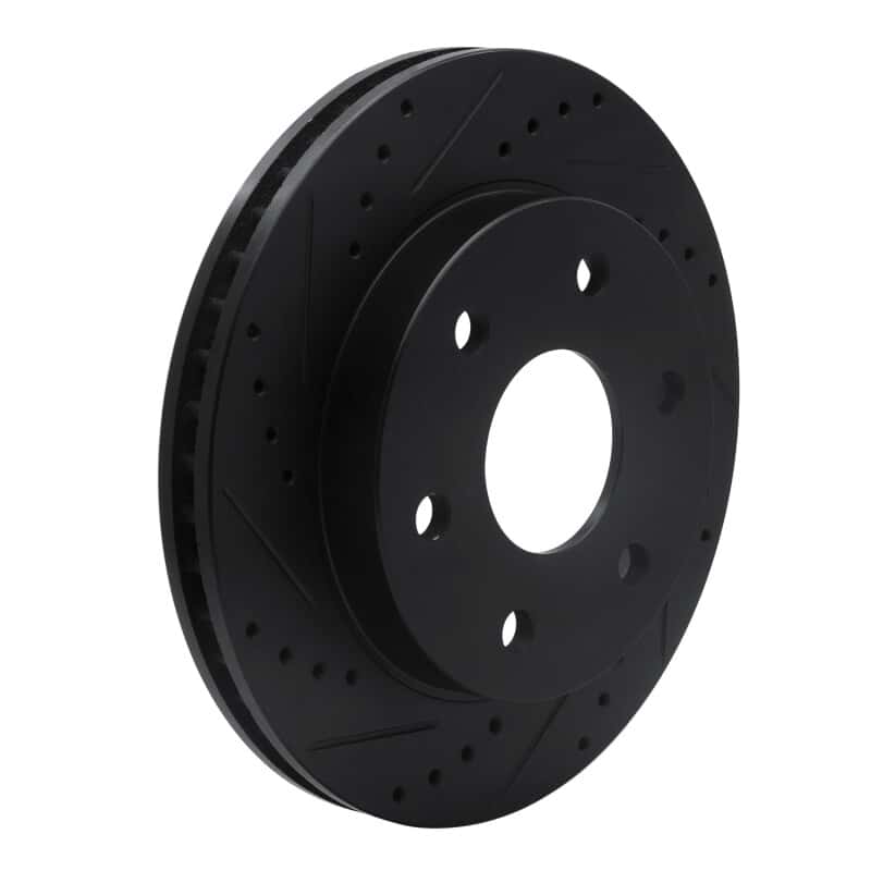 R1 Concepts — R1 99-08 Cadillac Escalade ESV Front Left Drilled & Slotted Black Brake Rotor
R1 Brake Rotor Drill - view 2