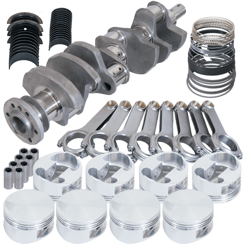 Eagle — Eagle Chevy 454 4.000in Crank 6.385in H-Beam -3cc Flat Top 4.310in Pistons Rotating Assembly
Heavy Duty Assembly - view 1