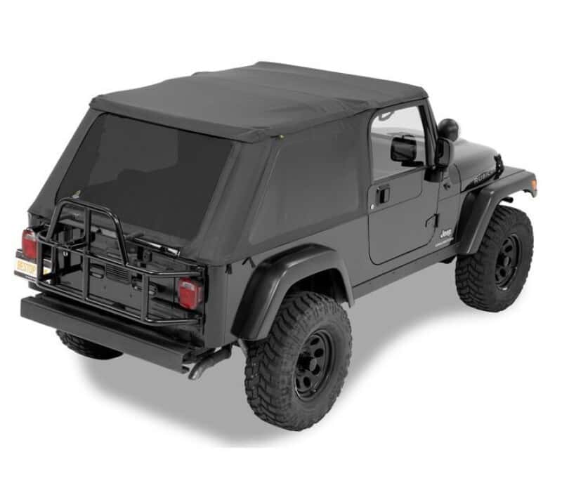 Bestop — Bestop A-Top For Trektop 04-06 Jeep Wrangler TJ Rep A-Top (Blk Diamond Tinted Windows No Door Skins)
Replace-A-Top TT - view 1