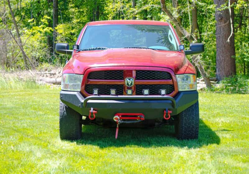 Fishbone Offroad — Fishbone Offroad 2009+ Ram 1500 Classic Anglerfish Front Bumper - Black Texture - view 8