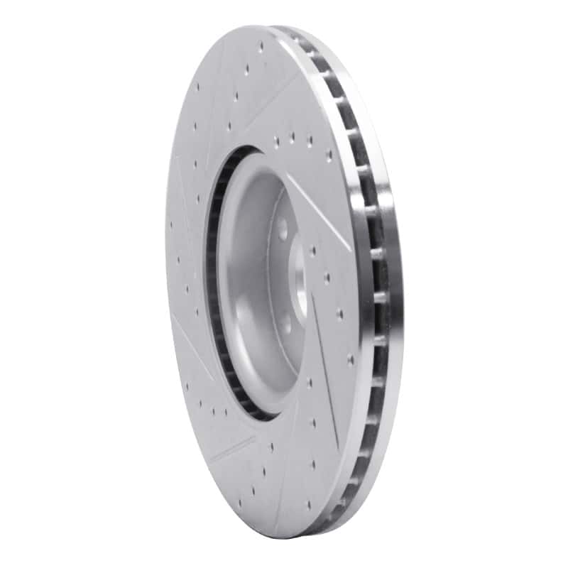 R1 Concepts — R1 16-17 Volvo XC60 Front Right Drilled & Slotted Silver Brake Rotor
R1 Brake Rotor Drill - view 4