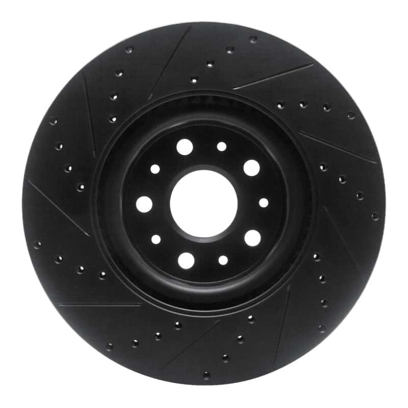 R1 Concepts — R1 14-25 Cadillac CT6 Front Right Drilled & Slotted Black Brake Rotor
R1 Brake Rotor Drill - view 5