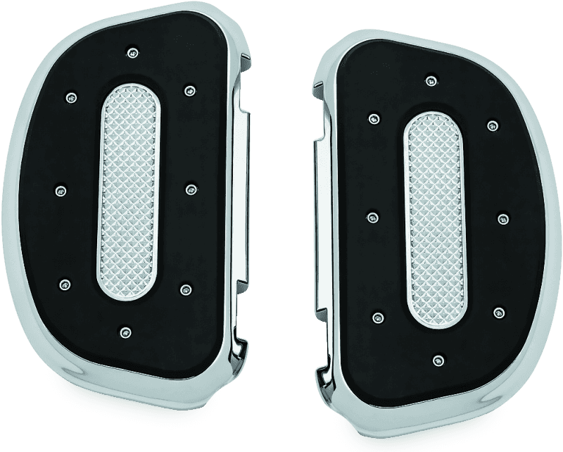 Kuryakyn — Kuryakyn Heavy Industry Passenger Floorboards Touring Models Chrome - view 1